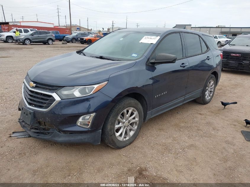 2018 Chevrolet Equinox Ls VIN: 3GNAXHEV0JS603812 Lot: 43936222