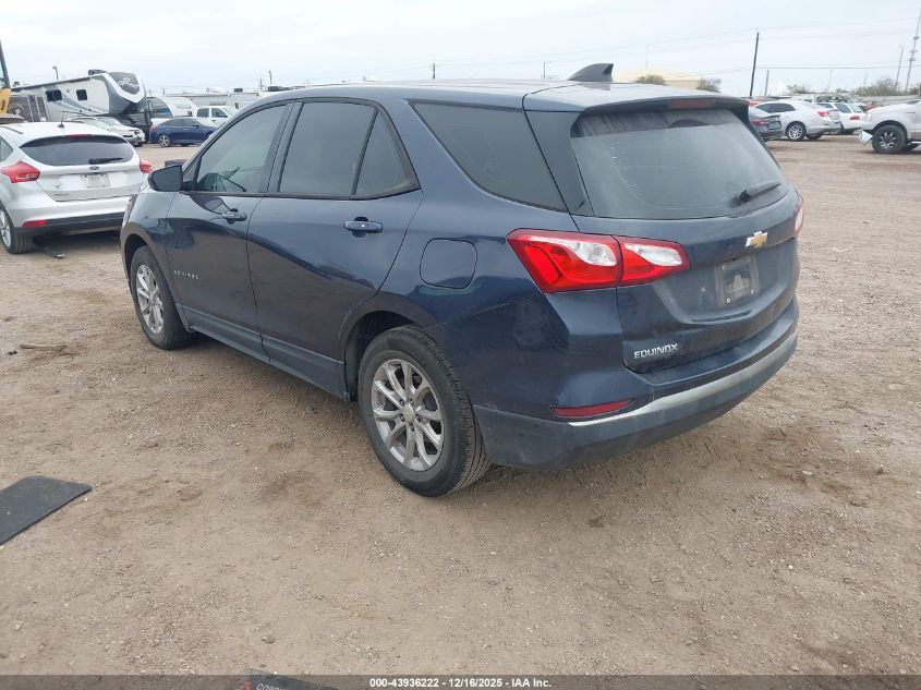 2018 Chevrolet Equinox Ls VIN: 3GNAXHEV0JS603812 Lot: 43936222