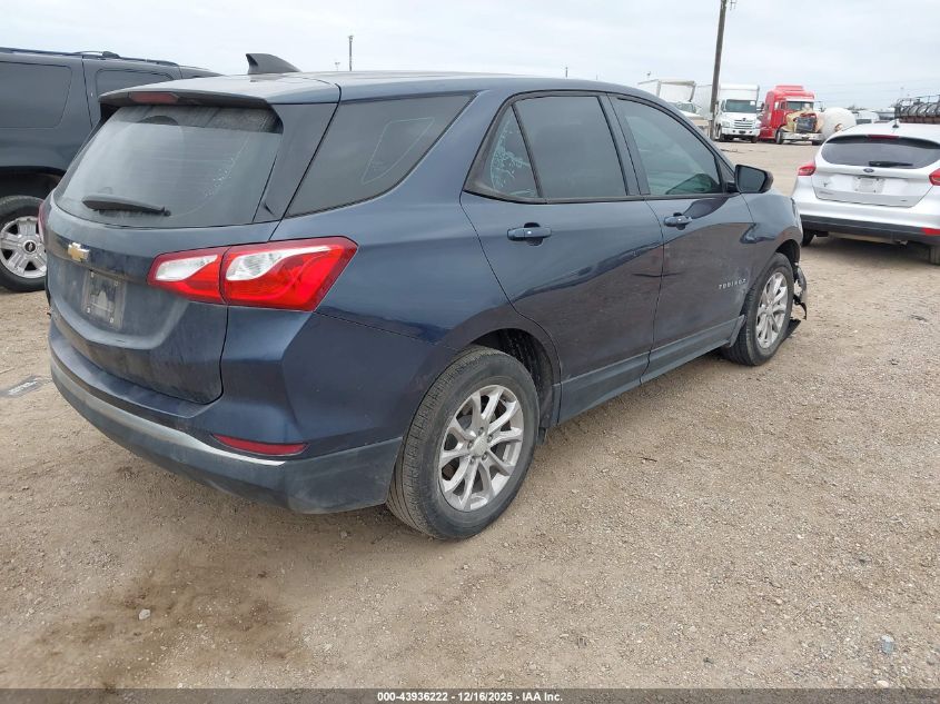 2018 Chevrolet Equinox Ls VIN: 3GNAXHEV0JS603812 Lot: 43936222