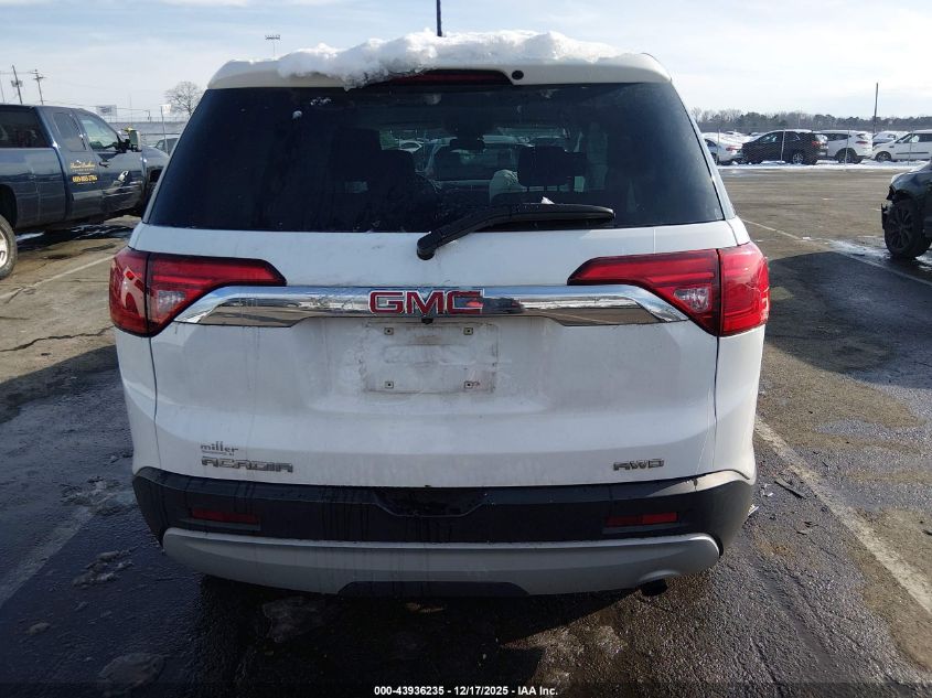 2018 GMC Acadia Sle VIN: 1GKKNRLAXJZ119761 Lot: 43936235