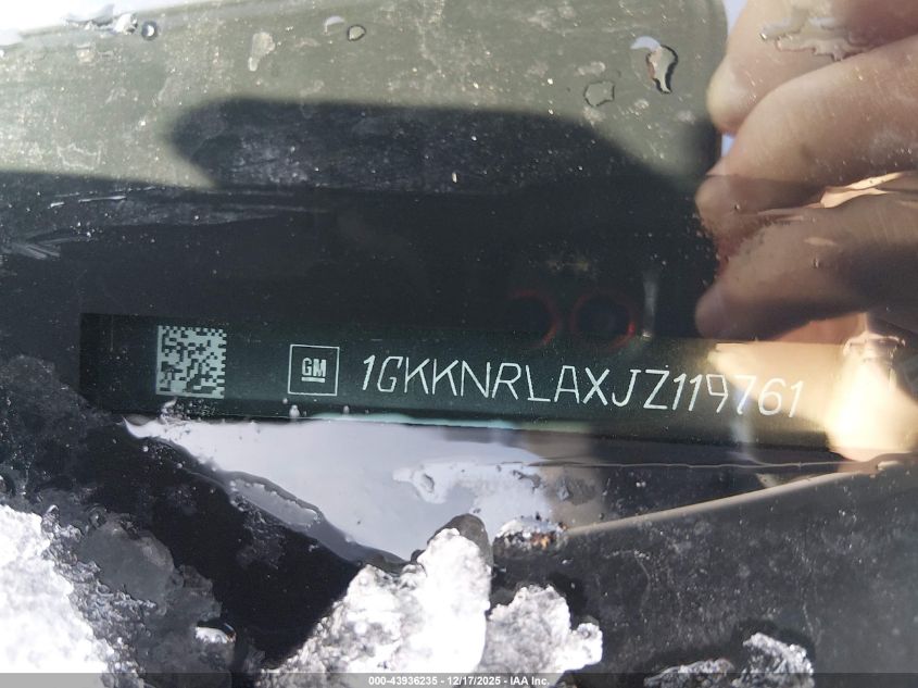2018 GMC Acadia Sle VIN: 1GKKNRLAXJZ119761 Lot: 43936235