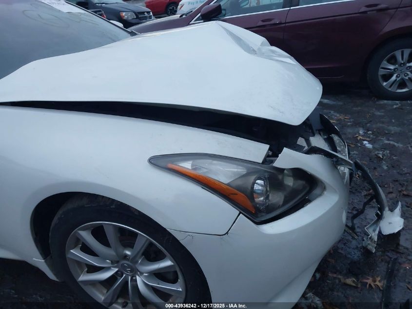 2013 Infiniti G37X VIN: JN1CV6EL2DM982829 Lot: 43936242