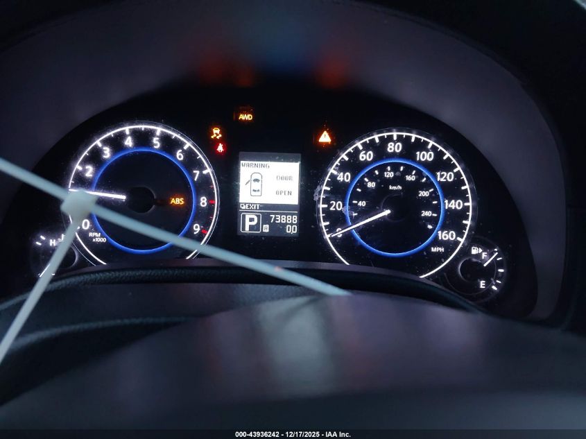 2013 Infiniti G37X VIN: JN1CV6EL2DM982829 Lot: 43936242