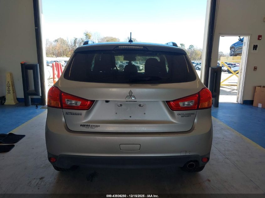 2013 Mitsubishi Outlander Sport Se VIN: 4A4AP4AU7DE021180 Lot: 43936250