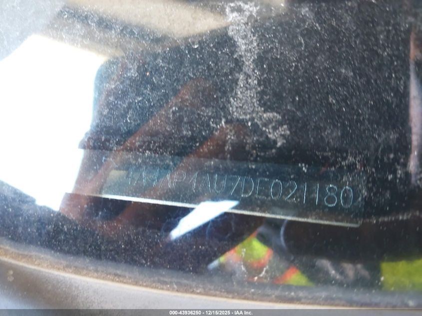 2013 Mitsubishi Outlander Sport Se VIN: 4A4AP4AU7DE021180 Lot: 43936250