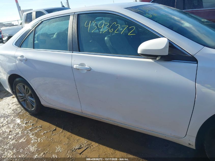 2015 Toyota Camry Se VIN: 4T1BF1FKXFU887724 Lot: 43936272