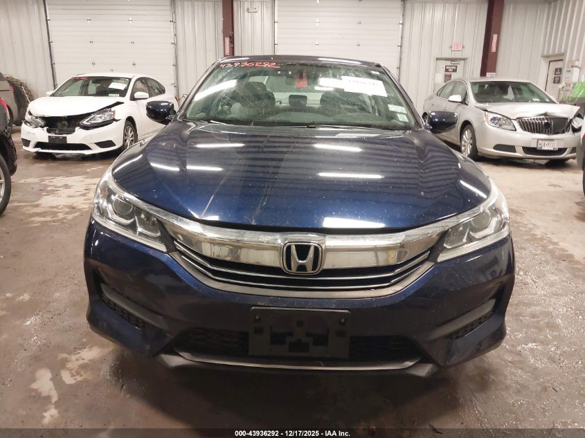 2017 Honda Accord Lx VIN: 1HGCR2F36HA262774 Lot: 43936292