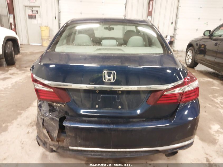 2017 Honda Accord Lx VIN: 1HGCR2F36HA262774 Lot: 43936292