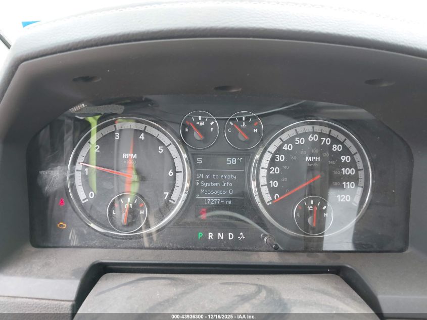 2009 Dodge Ram 1500 Slt/Sport/Trx VIN: 1D3HB18T89S799830 Lot: 43936300