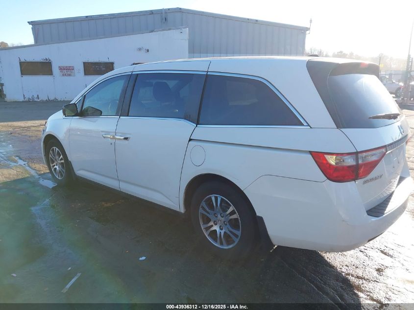 2013 Honda Odyssey Ex-L VIN: 5FNRL5H67DB035162 Lot: 43936312