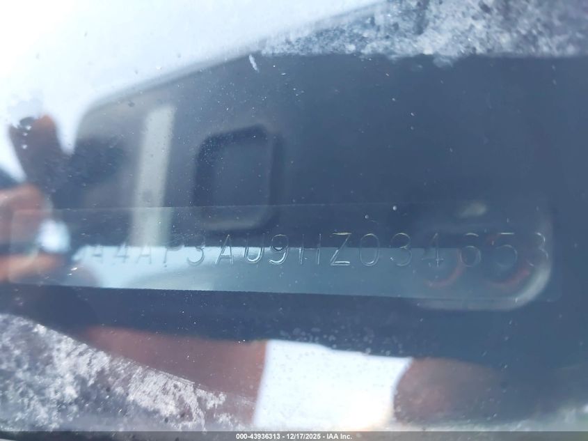 2017 Mitsubishi Outlander Sport 2.0 Es/2.0 Le VIN: JA4AP3AU9HZ034653 Lot: 43936313