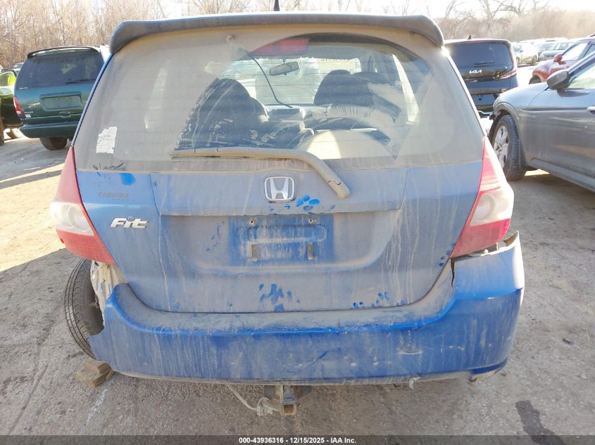 2008 Honda Fit Sport VIN: JHMGD38658S071058 Lot: 43936316