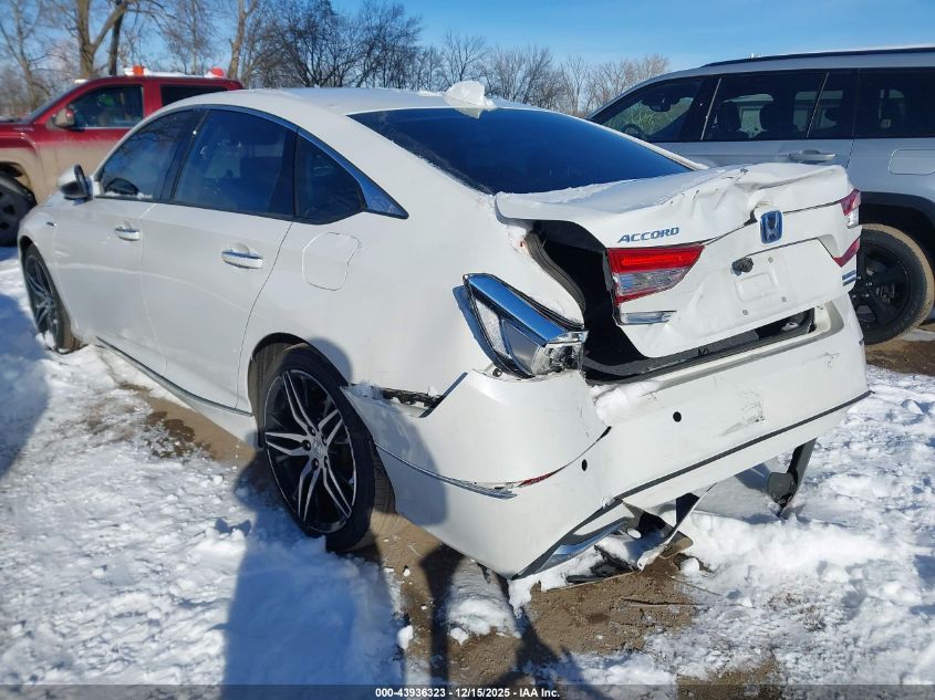 2022 Honda Accord Hybrid Touring VIN: 1HGCV3F93NA001135 Lot: 43936323