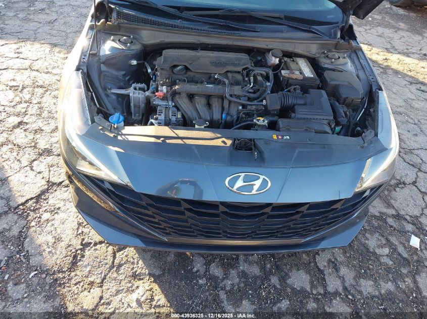 2021 Hyundai Elantra Sel VIN: 5NPLM4AG4MH046394 Lot: 43936325