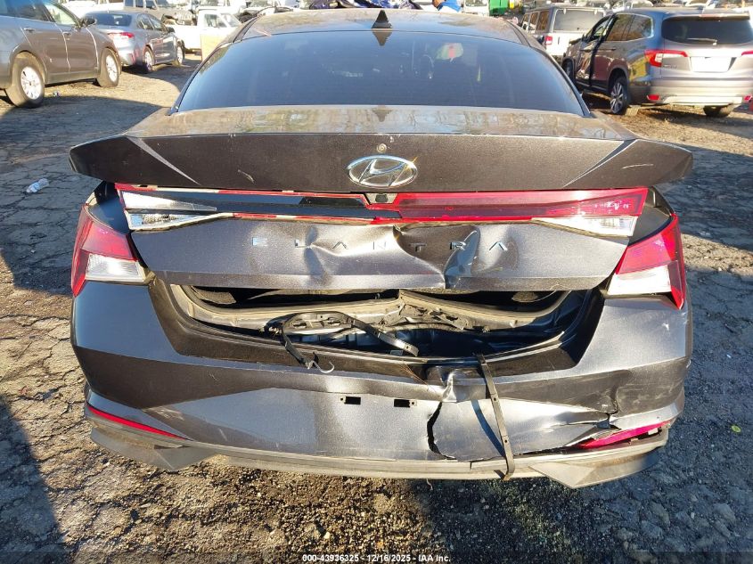 2021 Hyundai Elantra Sel VIN: 5NPLM4AG4MH046394 Lot: 43936325