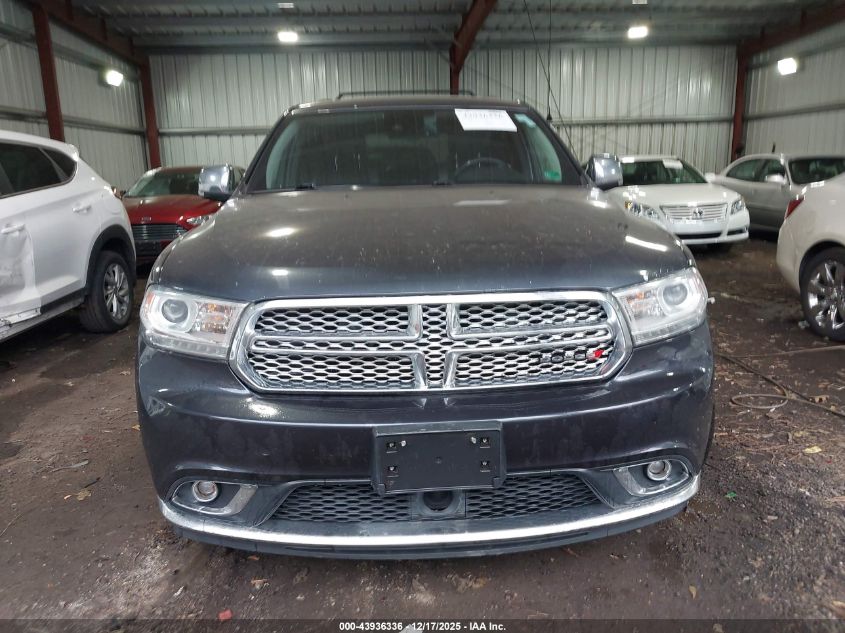 2016 Dodge Durango Citadel VIN: 1C4RDHEG3GC330806 Lot: 43936336