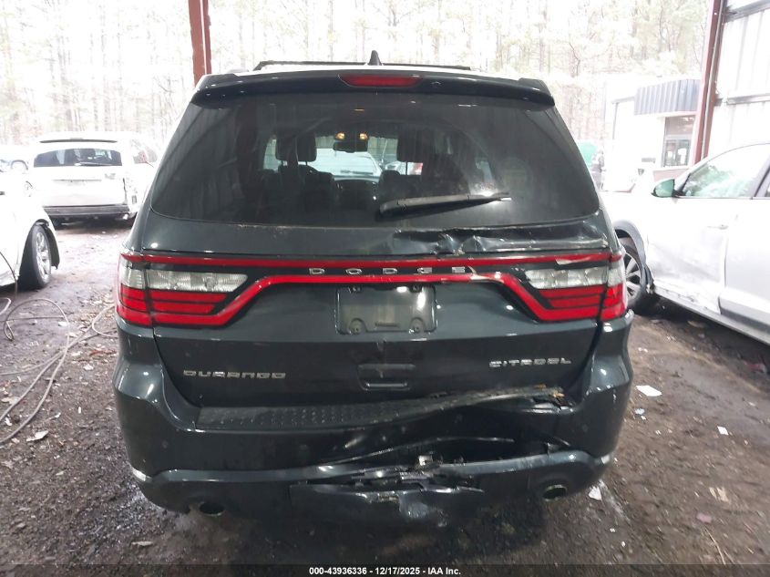 2016 Dodge Durango Citadel VIN: 1C4RDHEG3GC330806 Lot: 43936336