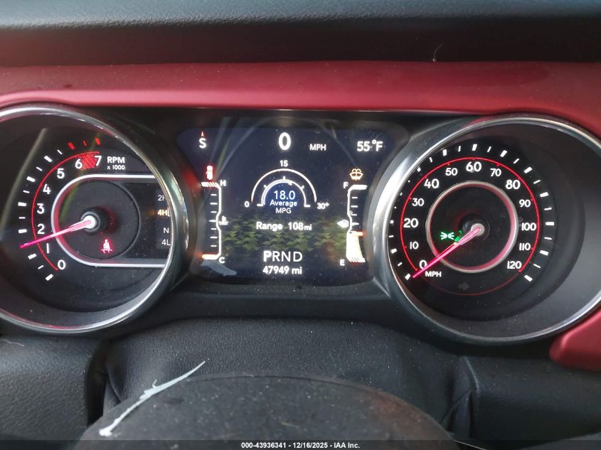 2020 Jeep Wrangler Unlimited Rubicon 4X4 VIN: 1C4HJXFN6LW222832 Lot: 43936341