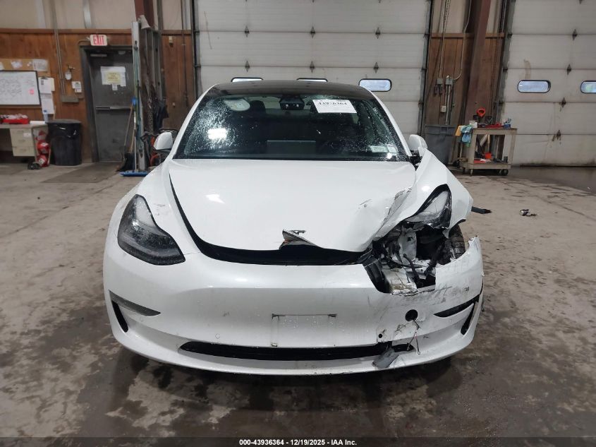 2022 Tesla Model 3 Long Range Dual Motor All-Wheel Drive VIN: 5YJ3E1EB3NF360810 Lot: 43936364