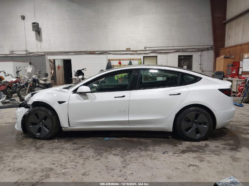 2022 Tesla Model 3 Long Range Dual Motor All-Wheel Drive VIN: 5YJ3E1EB3NF360810 Lot: 43936364