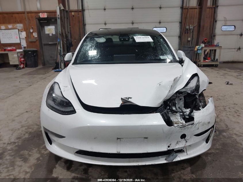 2022 Tesla Model 3 Long Range Dual Motor All-Wheel Drive VIN: 5YJ3E1EB3NF360810 Lot: 43936364