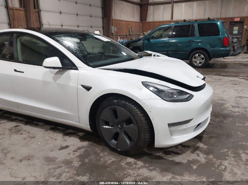 2022 Tesla Model 3 Long Range Dual Motor All-Wheel Drive VIN: 5YJ3E1EB3NF360810 Lot: 43936364