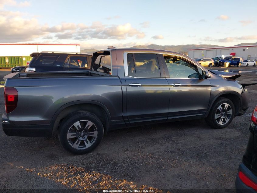 2017 Honda Ridgeline Rtl-E VIN: 5FPYK3F74HB011073 Lot: 43936381