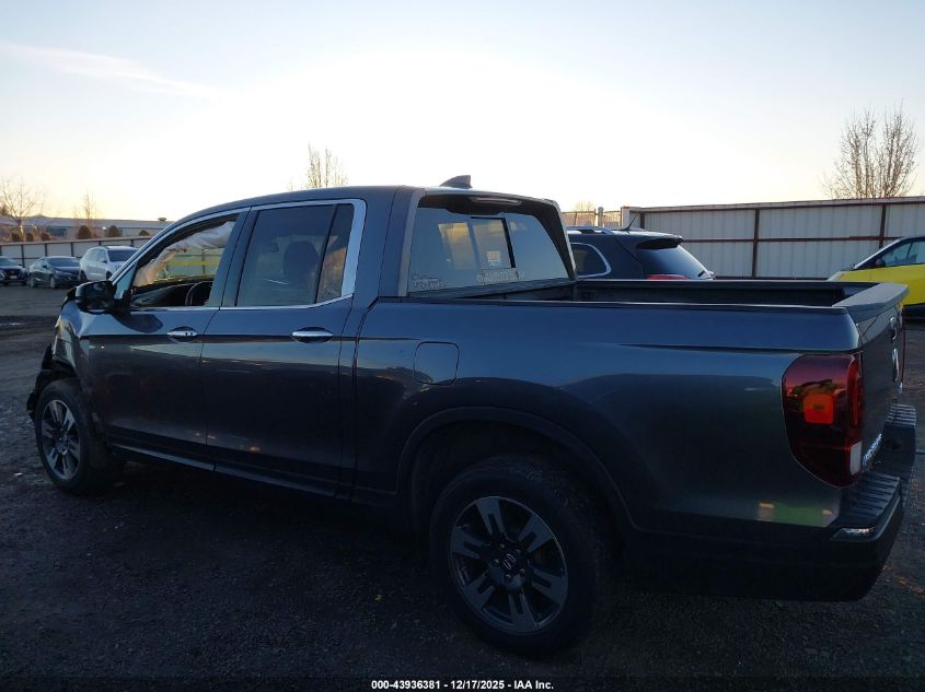 2017 Honda Ridgeline Rtl-E VIN: 5FPYK3F74HB011073 Lot: 43936381