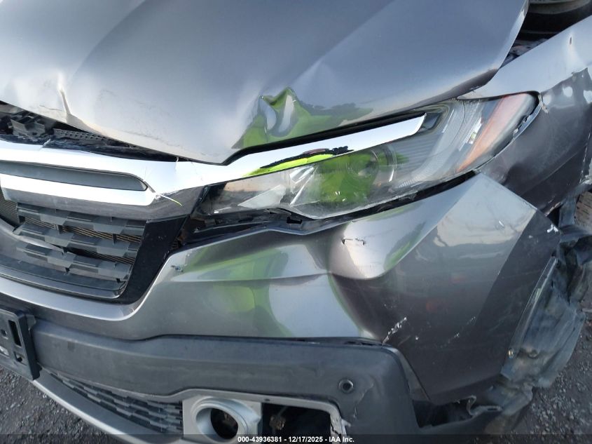 2017 Honda Ridgeline Rtl-E VIN: 5FPYK3F74HB011073 Lot: 43936381