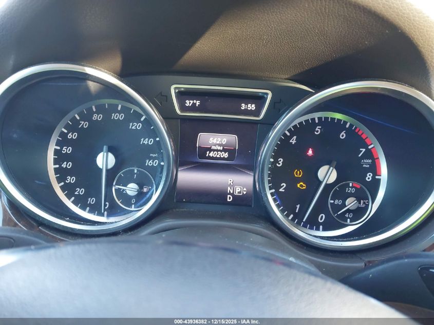 2015 Mercedes-Benz Ml 350 VIN: 4JGDA5JBXFA572980 Lot: 43936382