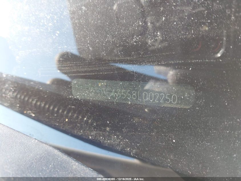 2008 BMW X5 3.0Si VIN: 5UXFE43558L002250 Lot: 43936385