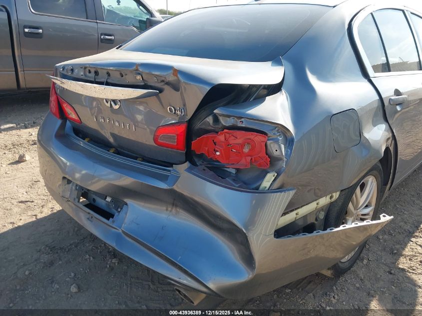 2015 Infiniti Q40 VIN: JN1CV6APXFM500216 Lot: 43936389