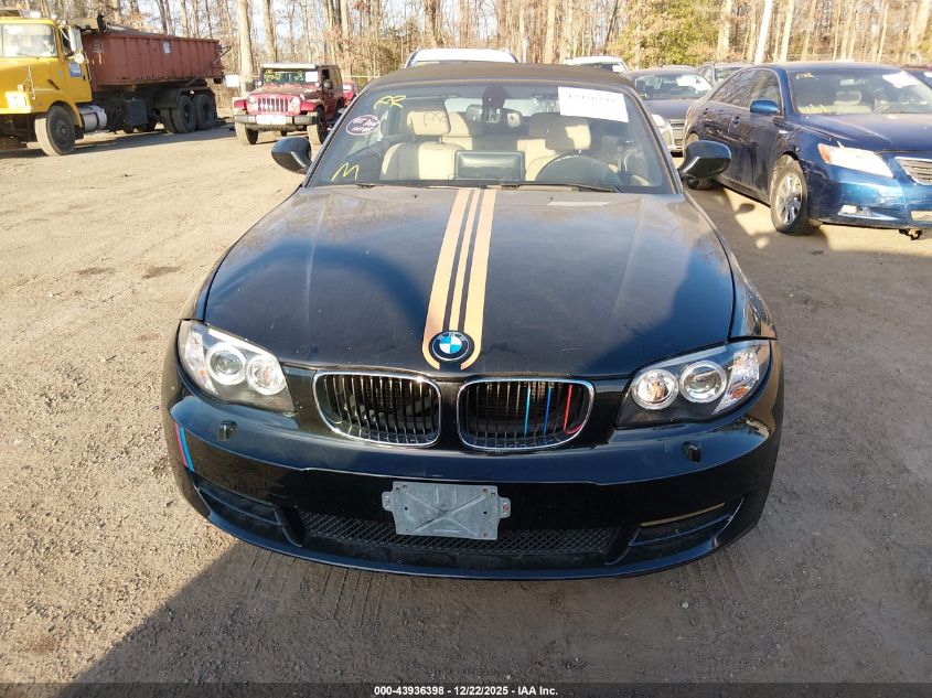 2010 BMW 128I VIN: WBAUN1C51AVH81647 Lot: 43936398