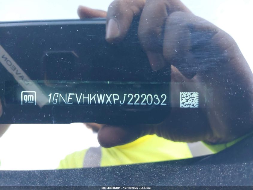 2023 Chevrolet Traverse Awd Lt Leather VIN: 1GNEVHKWXPJ222032 Lot: 43936401