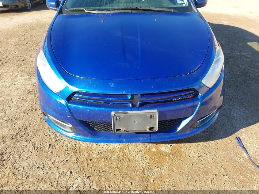 2013 Dodge Dart Sxt VIN: 1C3CDFBA0DD343081 Lot: 43936411