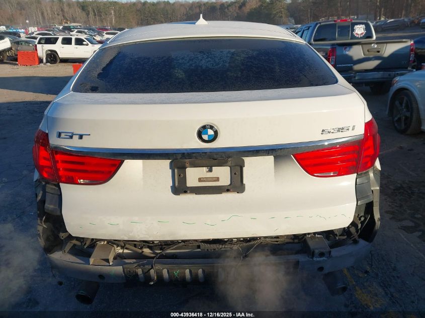 2012 BMW 535I Gran Turismo VIN: WBASN2C59CC202347 Lot: 43936418