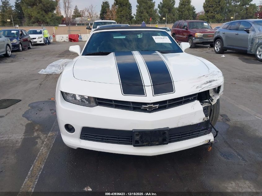 2014 Chevrolet Camaro 1Lt VIN: 2G1FB3D39E9271929 Lot: 43936423