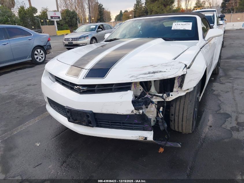 2014 Chevrolet Camaro 1Lt VIN: 2G1FB3D39E9271929 Lot: 43936423