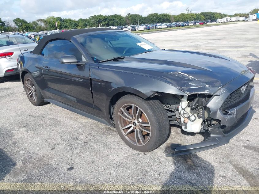 2016 Ford Mustang Ecoboost Premium VIN: 1FATP8UH1G5226851 Lot: 43936426