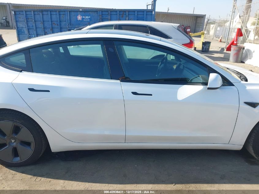 2023 Tesla Model 3 Rear-Wheel Drive VIN: 5YJ3E1EA5PF489495 Lot: 43936431
