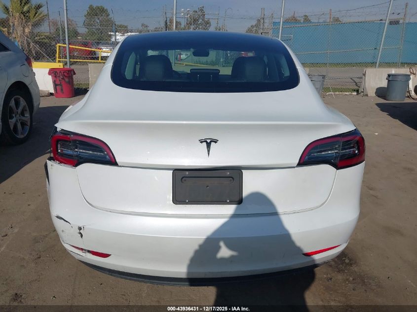2023 Tesla Model 3 Rear-Wheel Drive VIN: 5YJ3E1EA5PF489495 Lot: 43936431