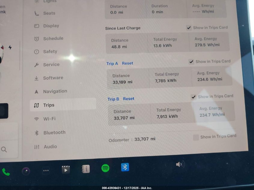 2023 Tesla Model 3 Rear-Wheel Drive VIN: 5YJ3E1EA5PF489495 Lot: 43936431