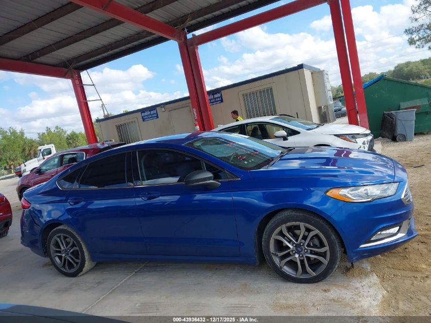 2017 Ford Fusion Se VIN: 3FA6P0HD7HR347159 Lot: 43936432