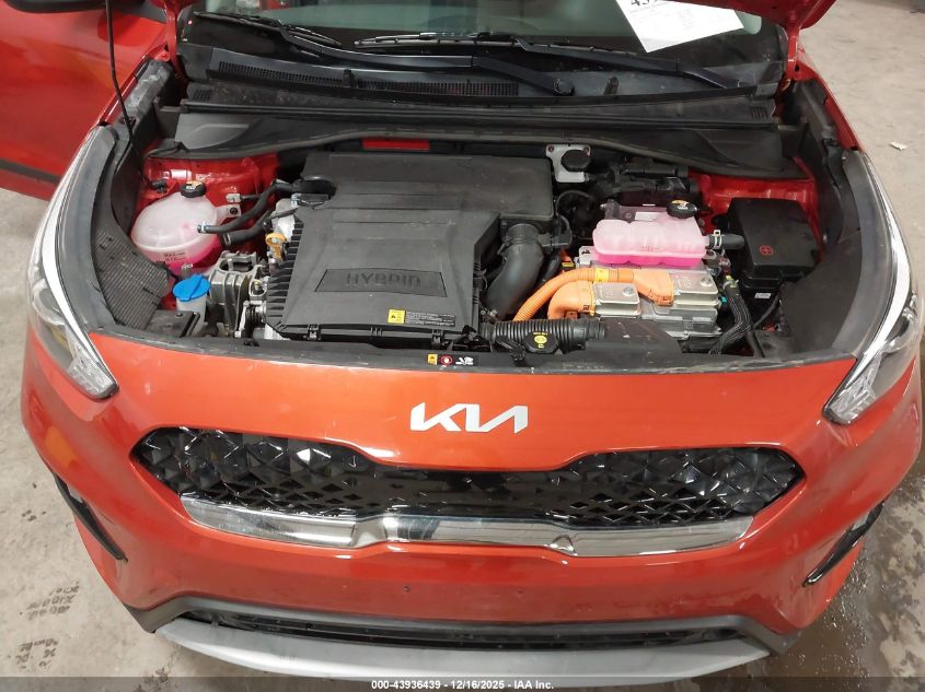 2022 Kia Niro Lxs VIN: KNDCB3LC7N5499341 Lot: 43936439