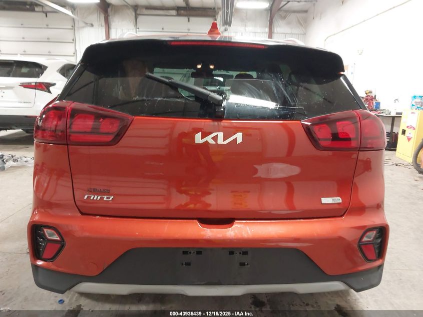 2022 Kia Niro Lxs VIN: KNDCB3LC7N5499341 Lot: 43936439