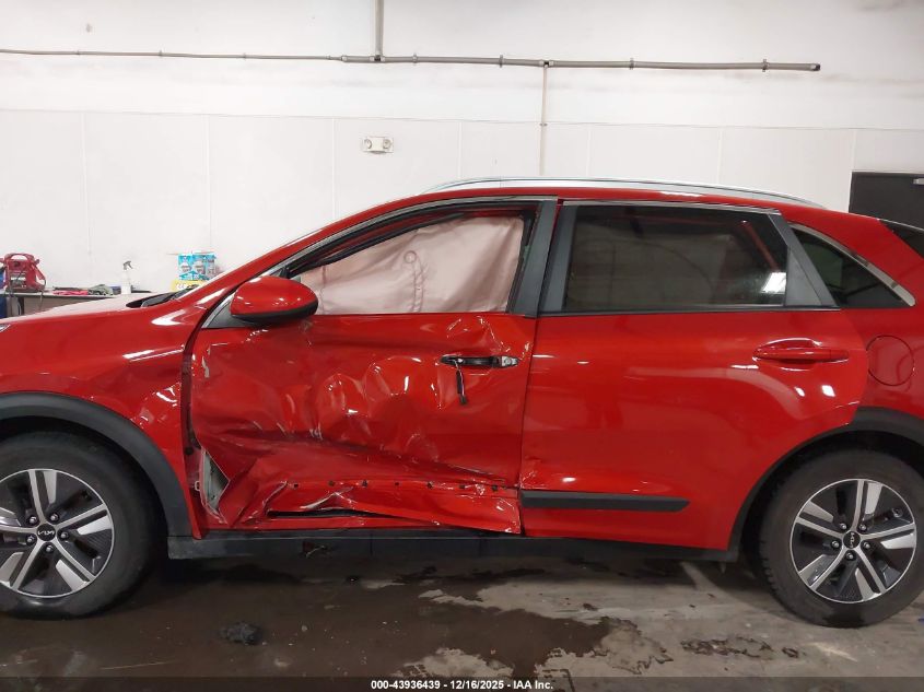 2022 Kia Niro Lxs VIN: KNDCB3LC7N5499341 Lot: 43936439
