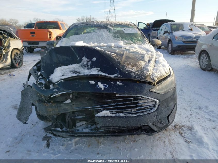 2019 Ford Fusion Se VIN: 3FA6P0HD1KR196181 Lot: 43936458