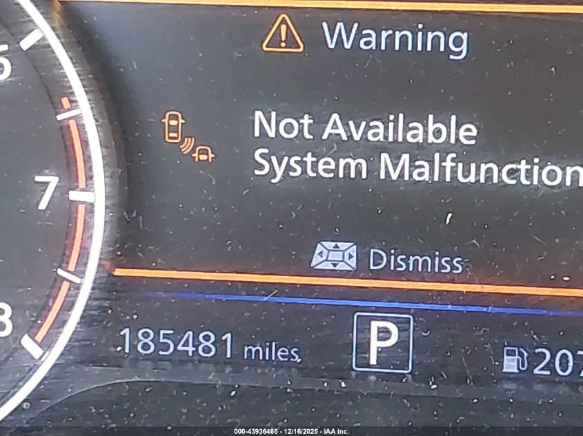 2019 Nissan Altima 2.5 Sr VIN: 1N4BL4CV5KC121936 Lot: 43936465