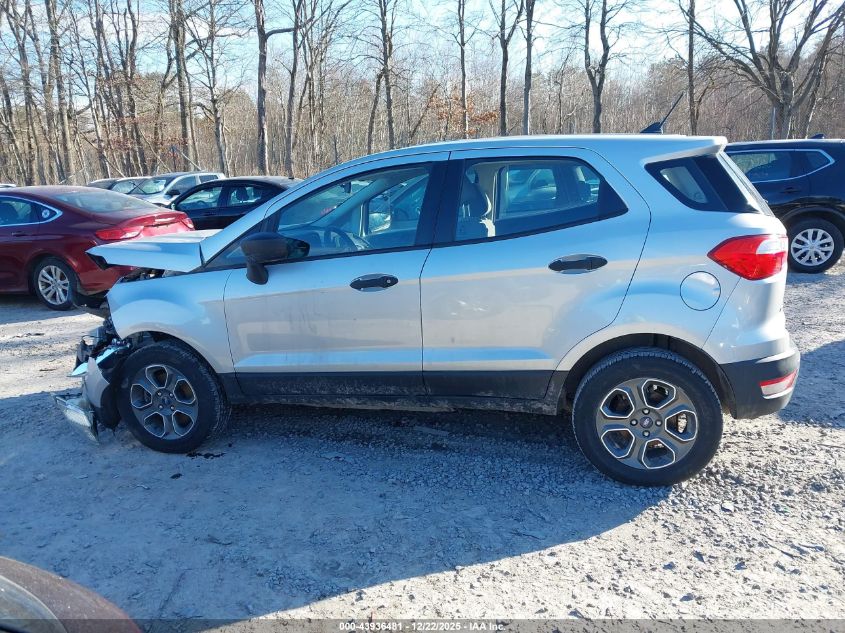 2020 Ford Ecosport S VIN: MAJ6S3FL5LC332127 Lot: 43936481