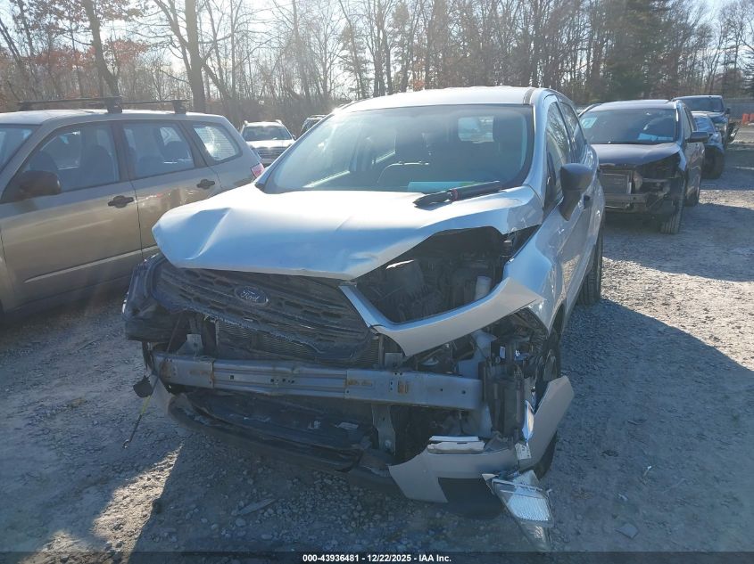 2020 Ford Ecosport S VIN: MAJ6S3FL5LC332127 Lot: 43936481